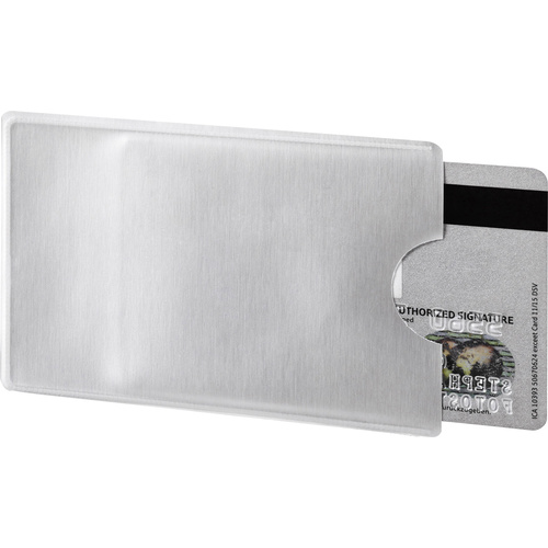 Durable RFID Ausweishülle, Schutzhülle 890319 Silber, Transparent 3St.