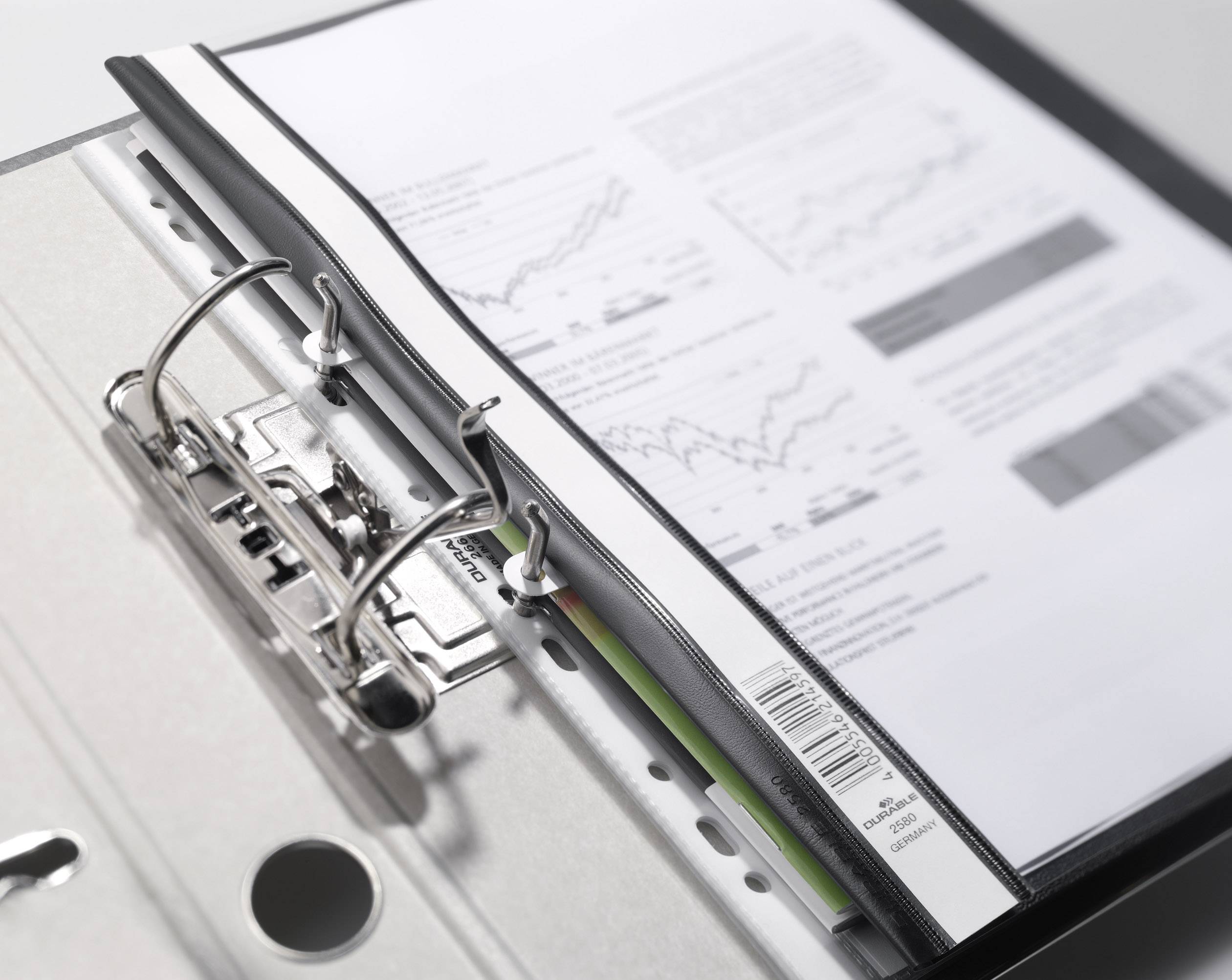 Durable 2580 258001 Sichthefter Schwarz DIN A4