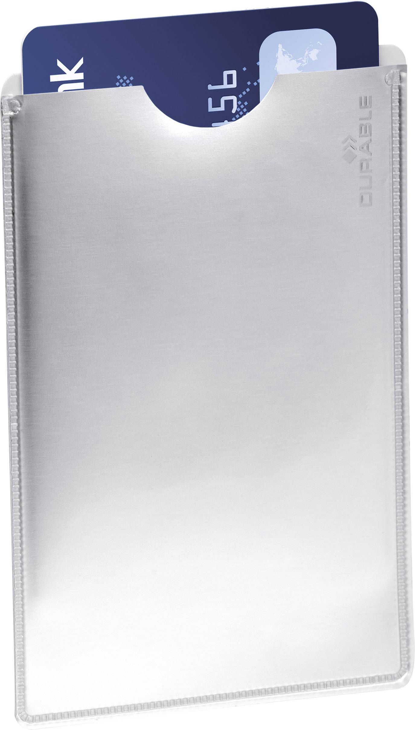 Durable RFID Ausweishülle, Schutzhülle 890023 Silber 10St.