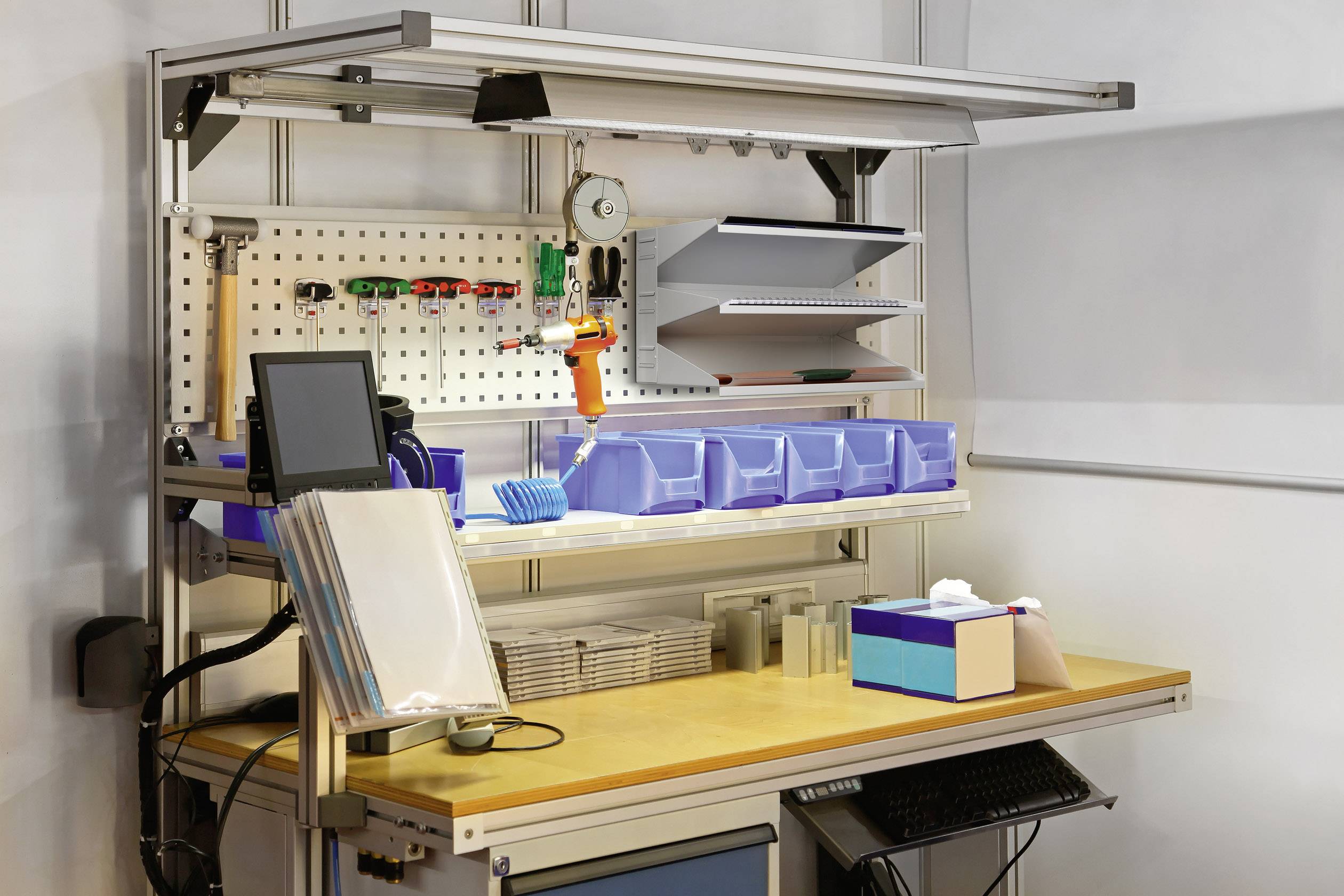 Durable Sortierablage 335910 Grau DIN A4 Anzahl der Fächer: 3