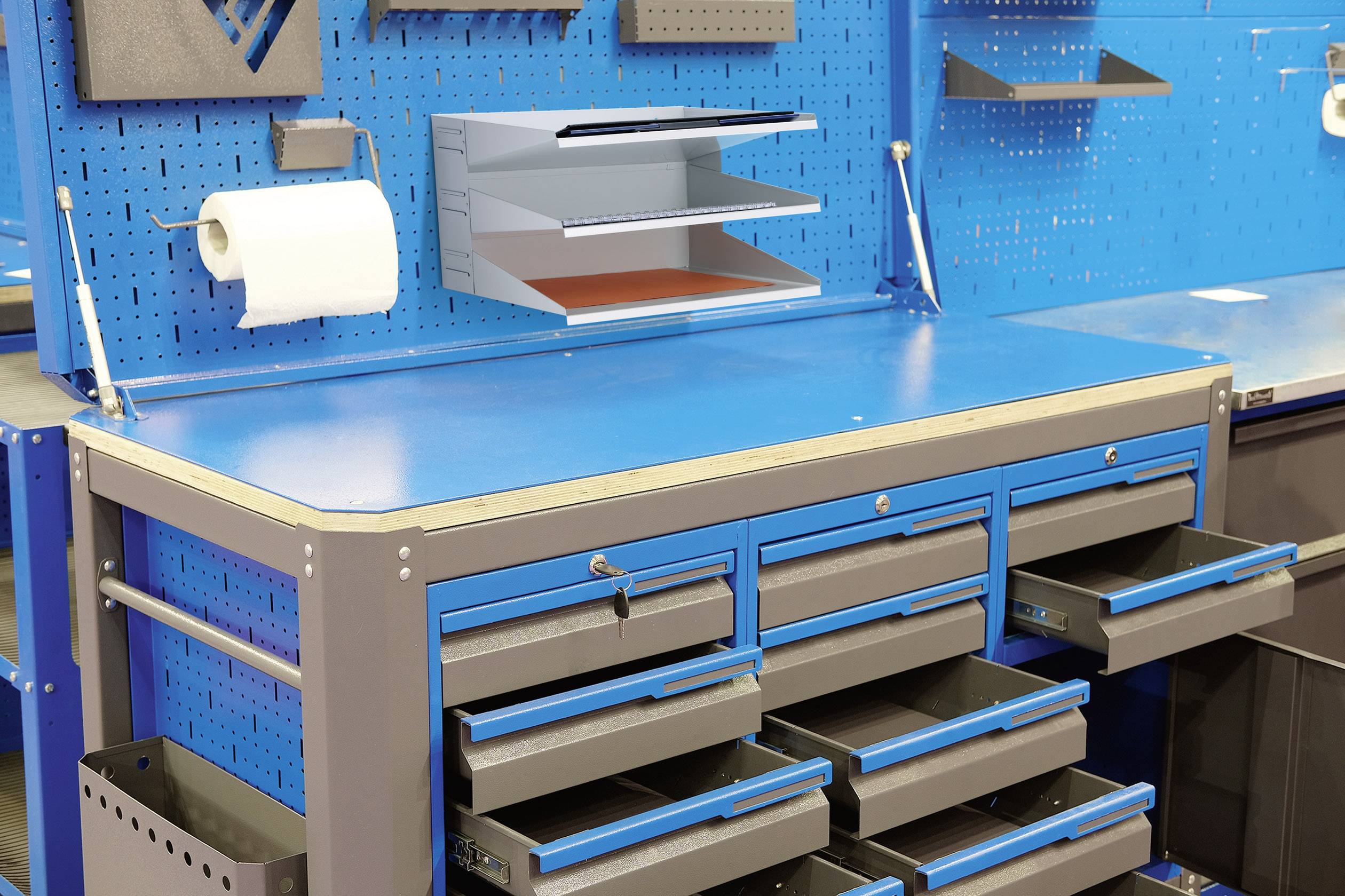 Durable Sortierablage 335910 Grau DIN A4 Anzahl der Fächer: 3