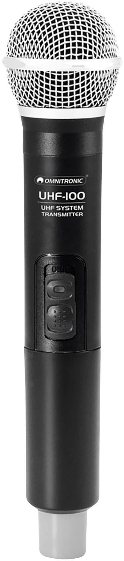 Omnitronic UHF-104 Funkmikrofon-Set Übertragungsart (Details):Funk inkl. Kabel Klinke, XLR Funk
