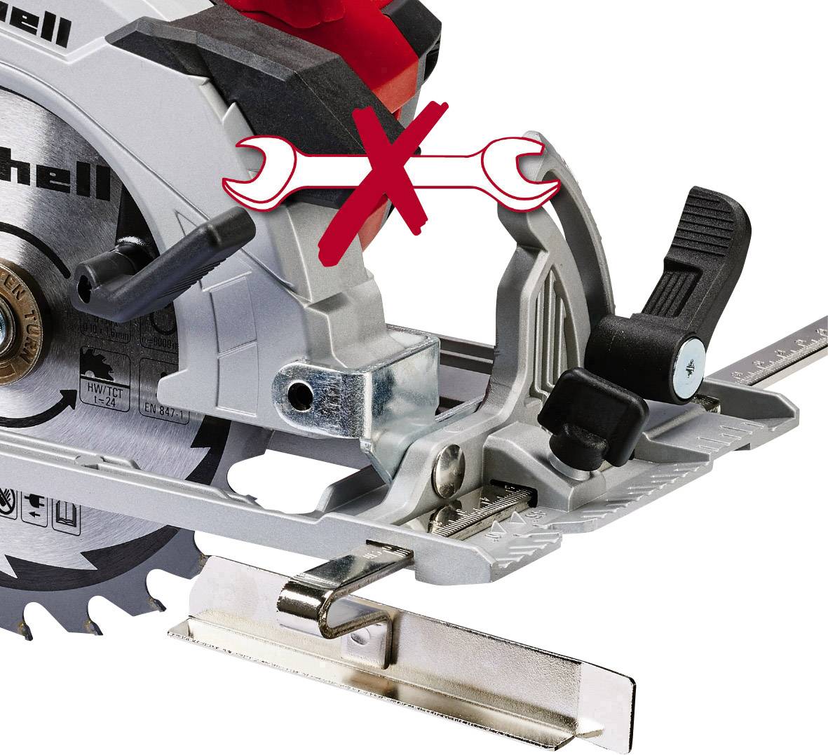 Einhell Power X-Change TE-CS 18 Li-Solo Akku-Handkreissäge 150mm ohne Akku 18V