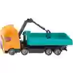 SIKU Spielwaren Volvo Abrollkipper mit Kran Fertigmodell Baufahrzeug Modell SIKU Spielwaren Volvo Abrollkipper mit Kran Fertigmodell Baufahrzeug Modell