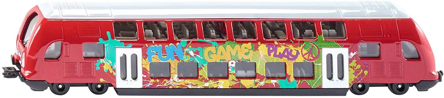 SIKU Spielwaren Zug Modell Doppelstock-Wagen Fertigmodell Zug Modell