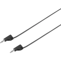 VOLTCRAFT MSB-200 Messleitung Lamellenstecker 2 mm Lamellenstecker 2 mm 0.90 m Schwarz 1 St. VOLTCRAFT MSB-200 Messleitung Lamellenstecker 2 mm Lamellenstecker 2 mm 0.90 m Schwarz 1 St.
