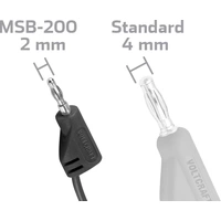 VOLTCRAFT MSB-200 Messleitung Lamellenstecker 2 mm Lamellenstecker 2 mm 0.90 m Schwarz 1 St. VOLTCRAFT MSB-200 Messleitung Lamellenstecker 2 mm Lamellenstecker 2 mm 0.90 m Schwarz 1 St.