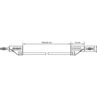 VOLTCRAFT MSB-200 Messleitung Lamellenstecker 2 mm Lamellenstecker 2 mm 30.00 cm Gelb VOLTCRAFT MSB-200 Messleitung Lamellenstecker 2 mm Lamellenstecker 2 mm 30.00 cm Gelb