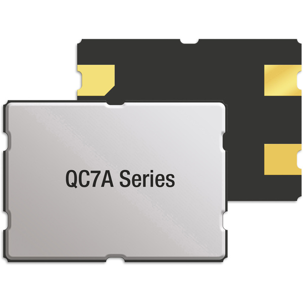Qantek Quarzkristall QC7A25.0000F12B33R SMD 25.0000MHz 12pF 7.0mm 5.0mm 1.0mm 1000 St. Tape on Full reel