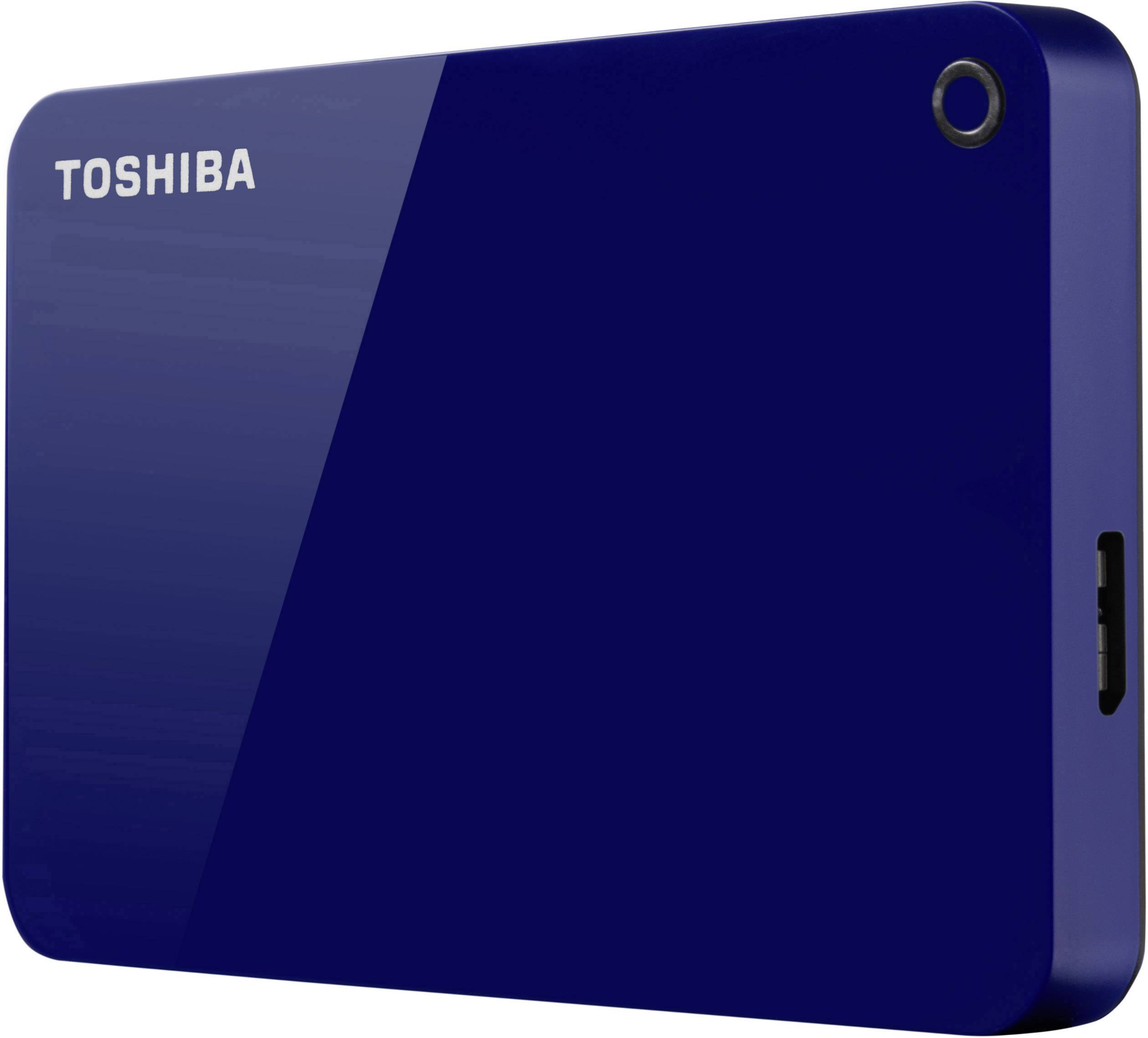 Toshiba Canvio Advance 1TB Externe Festplatte 6.35cm (2.5 Zoll) USB 3.2 Gen 1 (USB 3.0) Blau HDTC910EL3AA