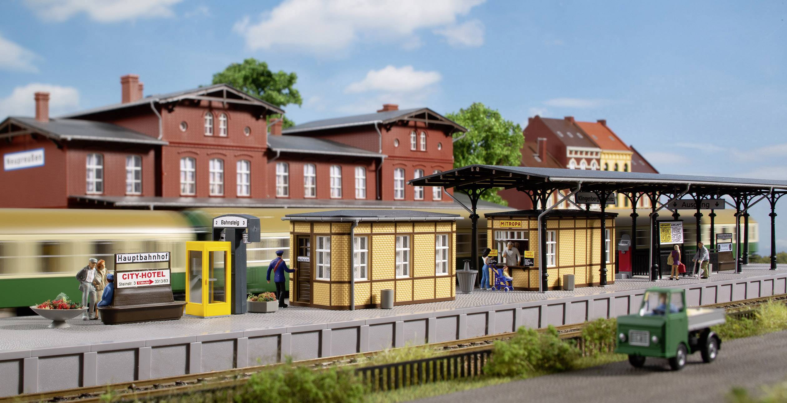 Auhagen 11452 H0 Bahnhofsausstattung