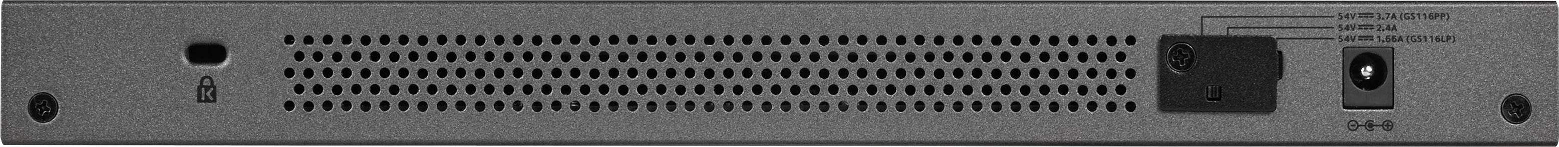 NETGEAR GS116PP Netzwerk Switch 16 Port PoE-Funktion