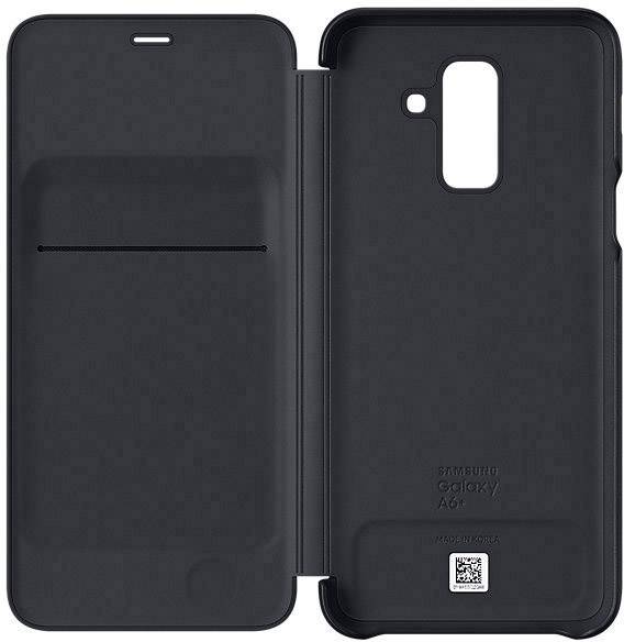 Samsung Wallet Cover Booklet Galaxy A6 Plus (2018) Schwarz