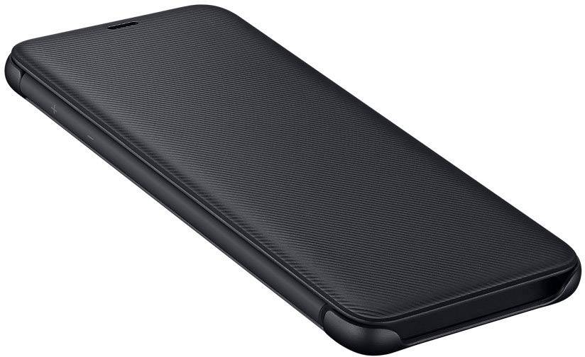 Samsung Wallet Cover Booklet Galaxy A6 Plus (2018) Schwarz