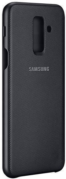 Samsung Wallet Cover Booklet Galaxy A6 Plus (2018) Schwarz