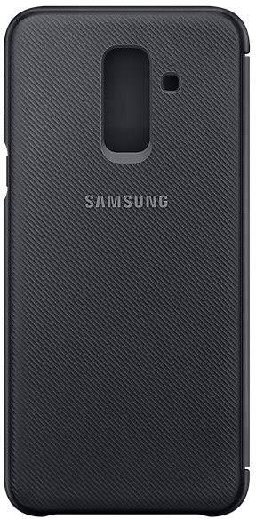 Samsung Wallet Cover Booklet Galaxy A6 Plus (2018) Schwarz