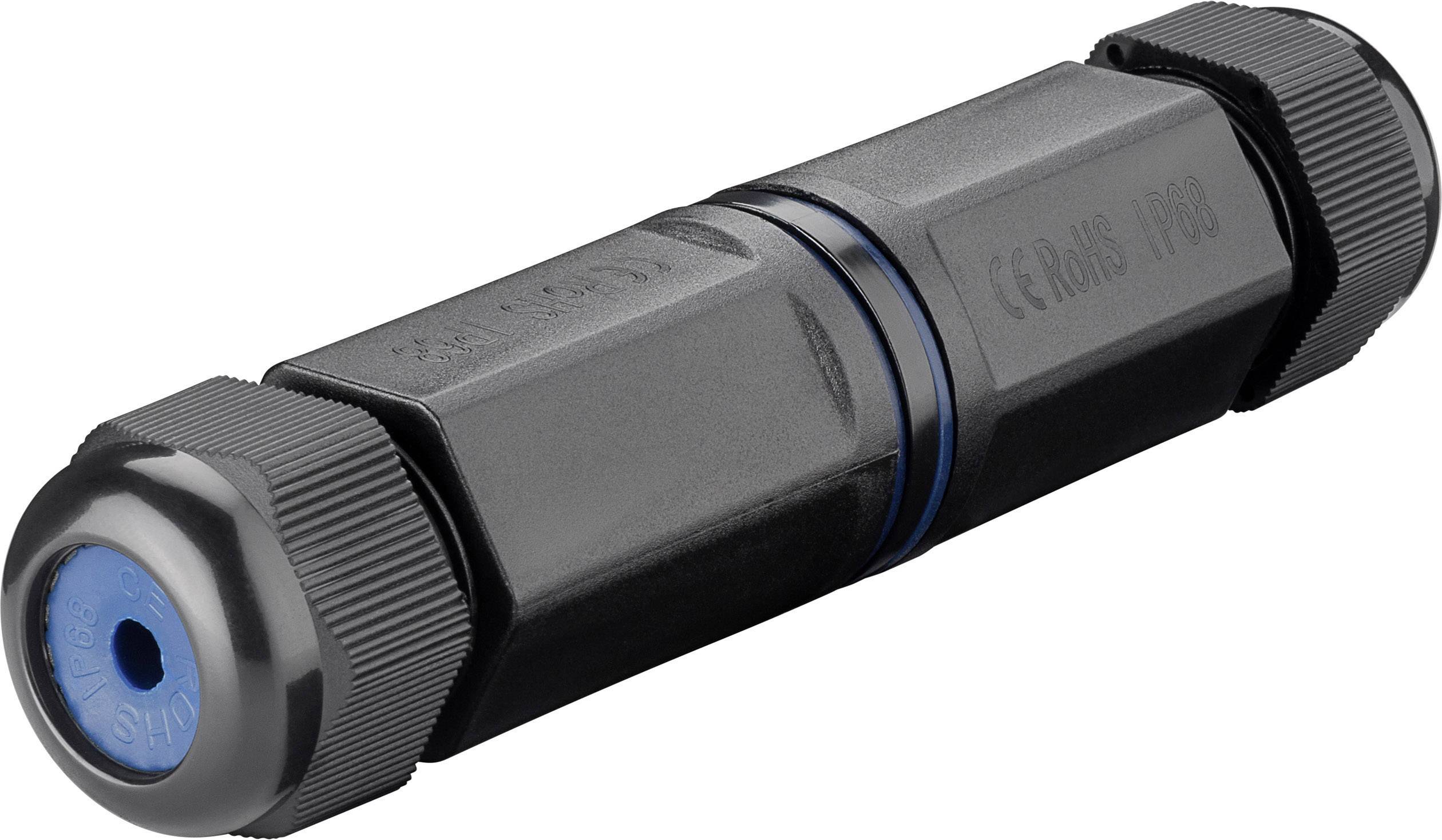 Goobay RJ45 Netzwerk Adapter CAT 6 [1x RJ45-Buchse 8p8c - 1x RJ45-Buchse 8p8c] Schwarz