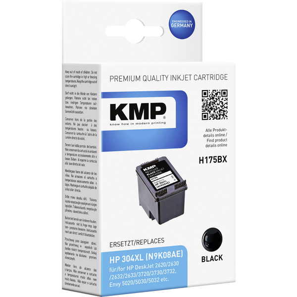 KMP Tinte ersetzt HP 304XL Kompatibel Schwarz H175BX 1759,4001