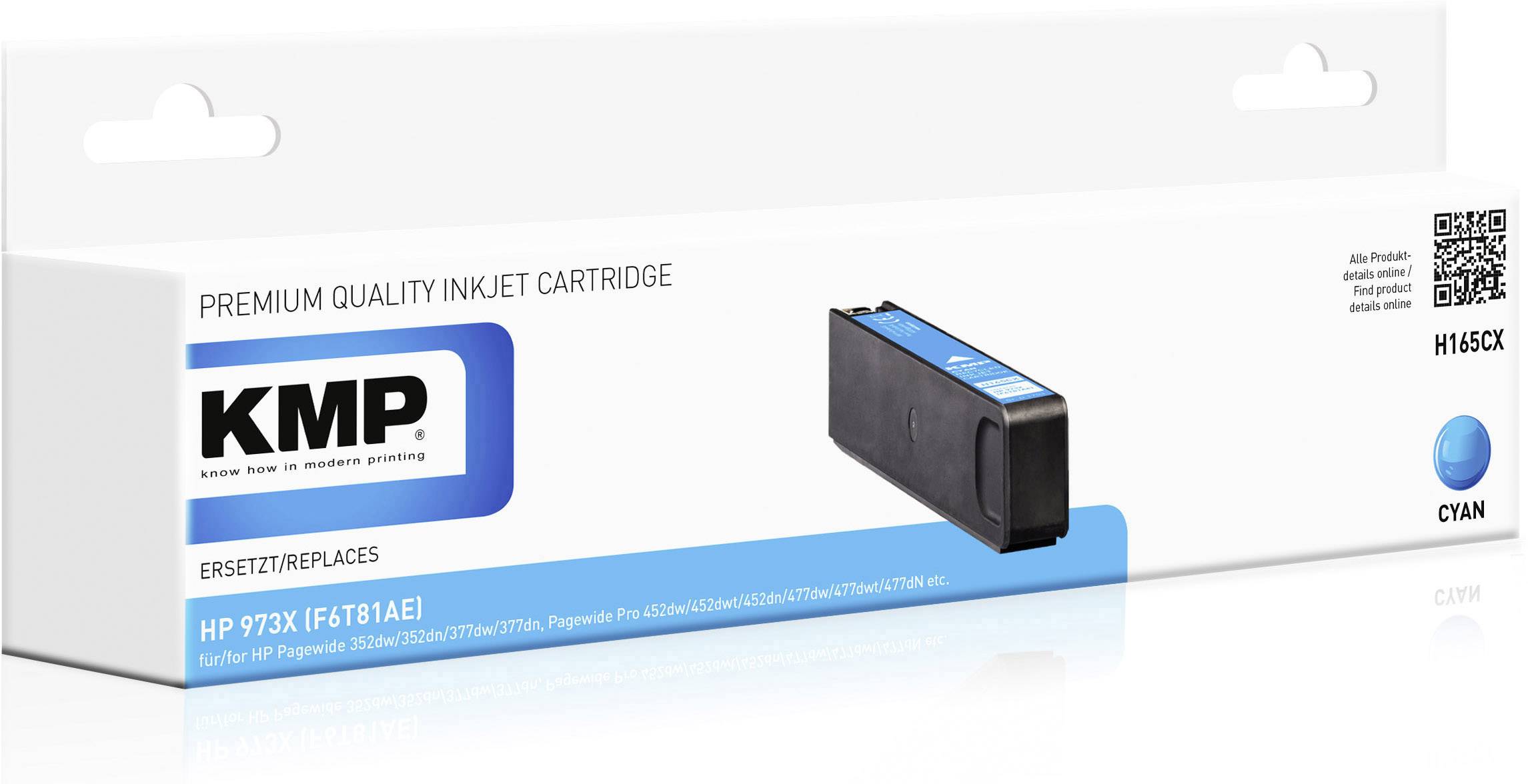 KMP Druckerpatrone ersetzt HP 973X Kompatibel Cyan H165CX 1753,4003