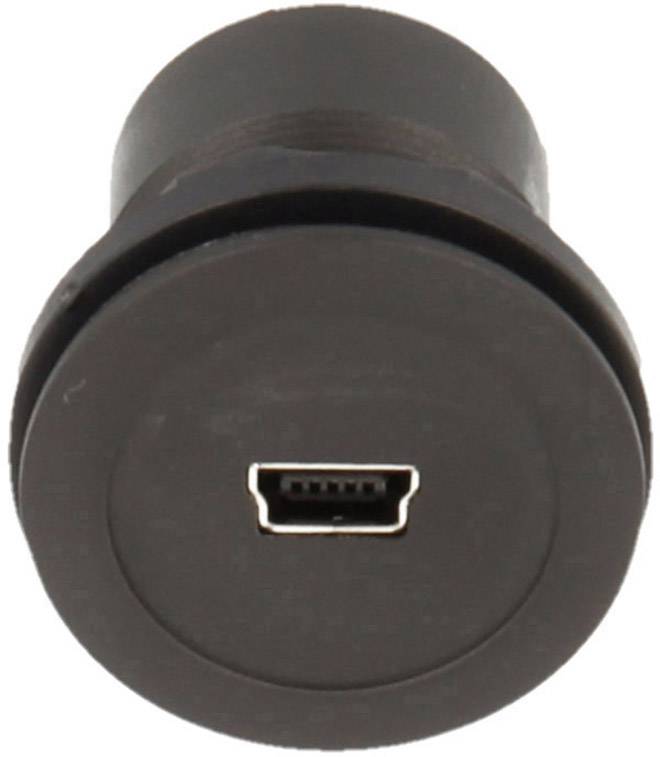 Schlegel MIni-USB-Einbaubuchsen 2.0 Buchse, Einbau RRJ_MINIUSBSW_BB Inhalt: 1St.