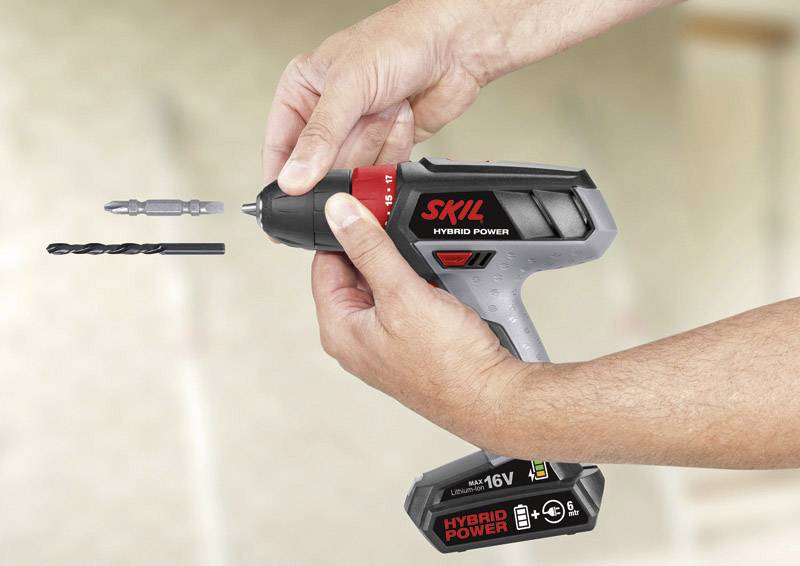 SKIL 2461 F0152461AA Akku-Bohrschrauber 14.4 V 1.5 Ah Li-Ion inkl. Akku