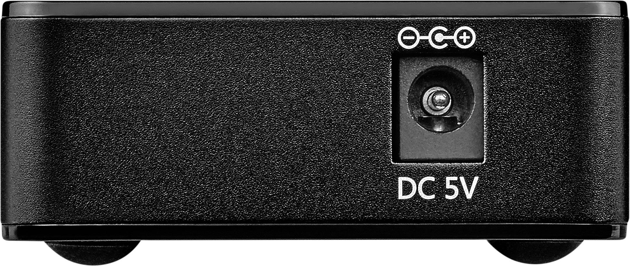 SpeaKa Professional HSP460-12 2 Port HDMI-Splitter Ultra HD-fähig 3840 x 2160 Pixel Schwarz