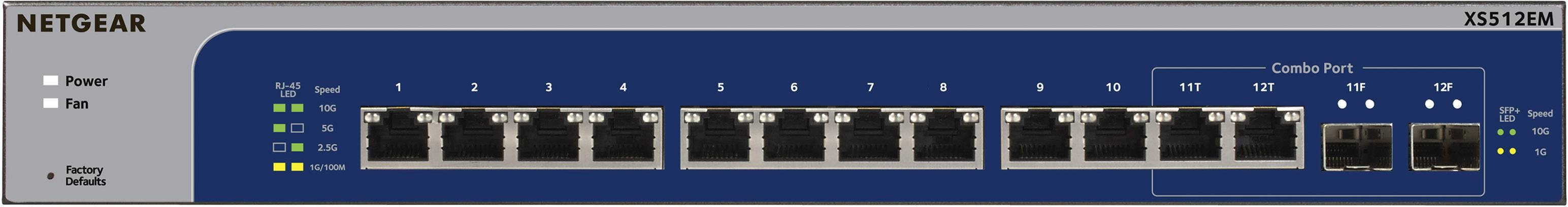 NETGEAR XS512EM Netzwerk Switch 12 Port
