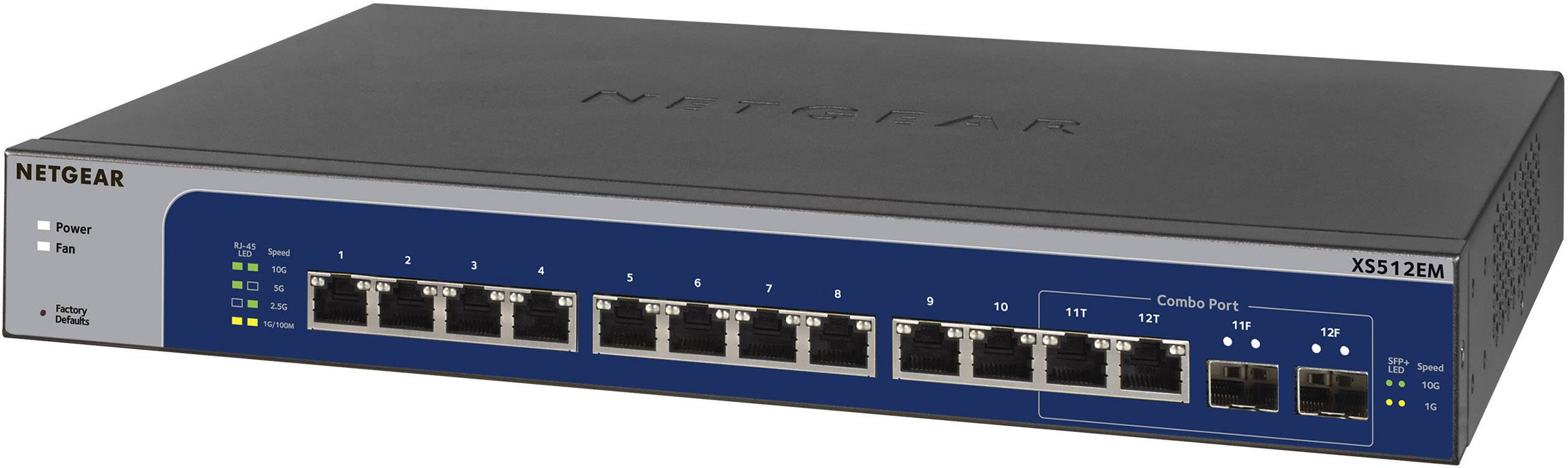 NETGEAR XS512EM Netzwerk Switch XS512EM-100EUS 12 Port