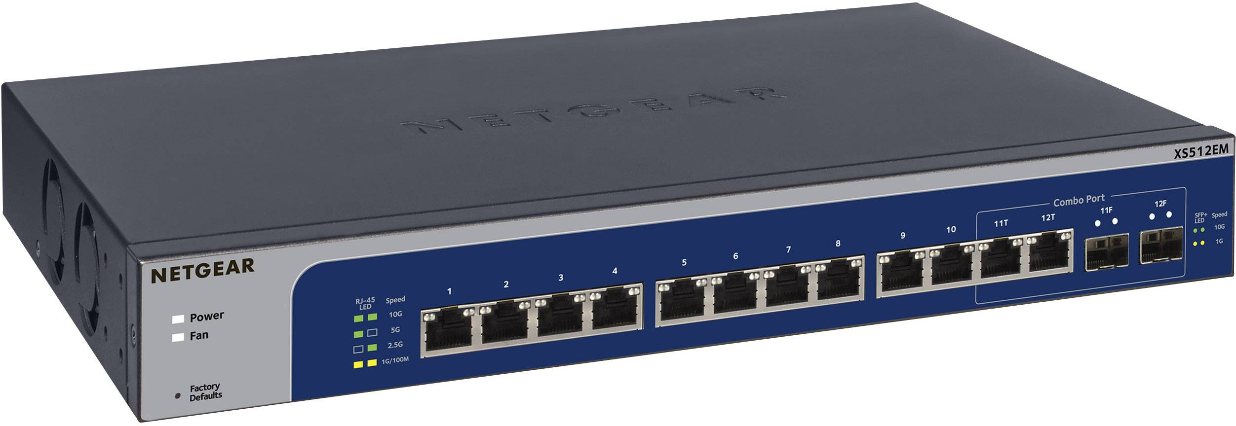 NETGEAR XS512EM Netzwerk Switch 12 Port