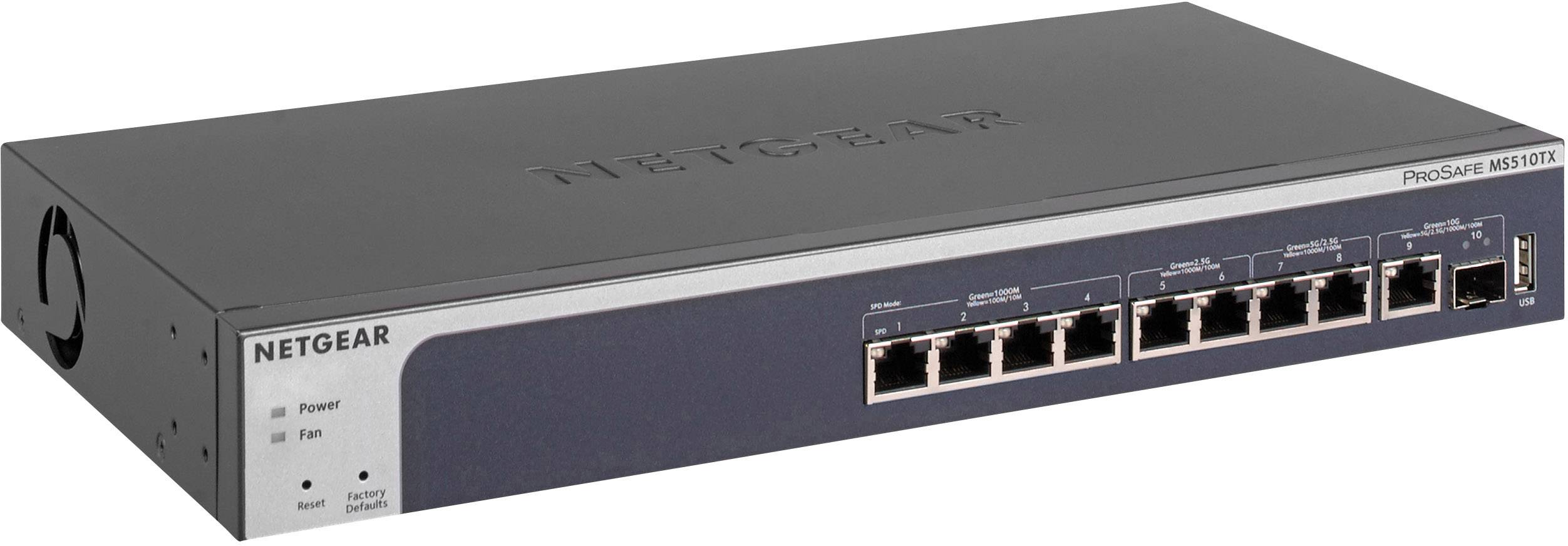 NETGEAR MS510TX-100EUS MS510TX Netzwerk Switch 10 Port