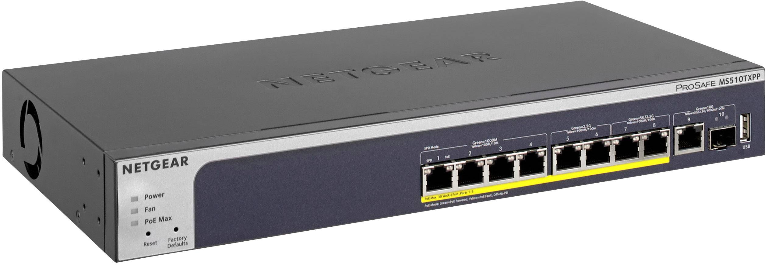 NETGEAR MS510TXPP Netzwerk Switch 10 Port