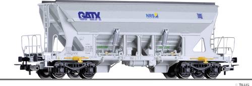 76743 H0 Selbstentladewagen Faccns GATX / Nordic Rail Service / Basalt AG