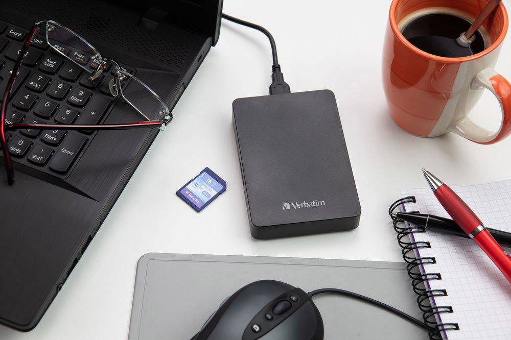 Verbatim Store 'n' Go Portable 1 TB Externe Festplatte 6.35 cm (2.5 Zoll) USB 3.2 Gen 1 (USB 3.0) Schwarz 53421
