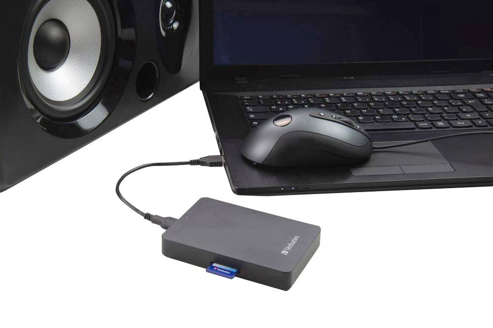 Verbatim Store 'n' Go Portable 1 TB Externe Festplatte 6.35 cm (2.5 Zoll) USB 3.2 Gen 1 (USB 3.0) Schwarz 53421