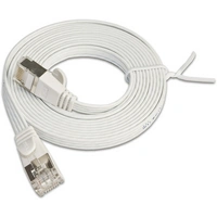 Slim Wirewin PKW-STP-SLIM-KAT6 2.0 WS RJ45 Netzwerkkabel, Patchkabel CAT 6 U/FTP 2.00m Weiß flach 1St. Slim Wirewin PKW-STP-SLIM-KAT6 2.0 WS RJ45 Netzwerkkabel, Patchkabel CAT 6 U/FTP 2.00m Weiß flach 1St.
