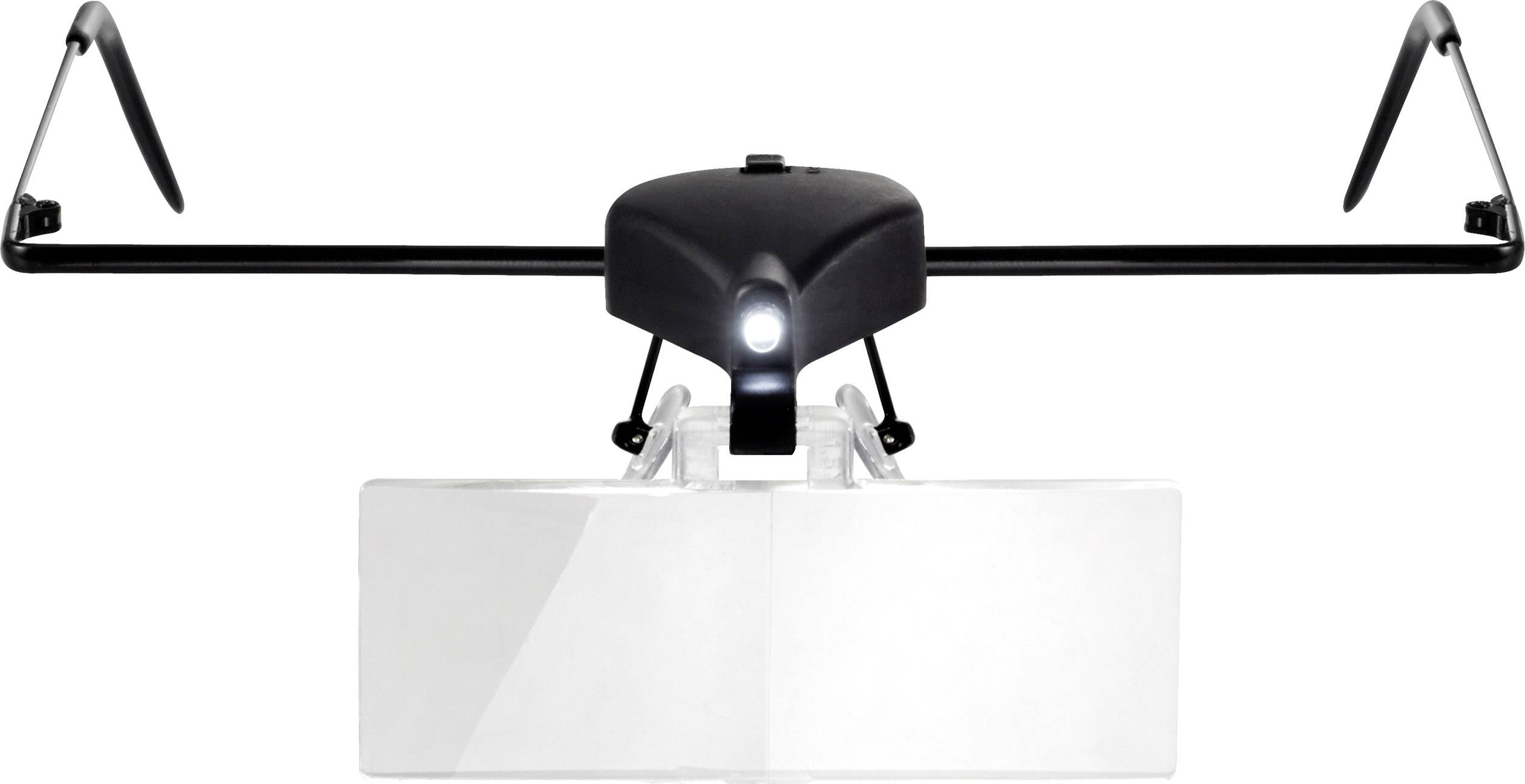 TOOLCRAFT TO-5137812 Lupenbrille mit LED-Beleuchtung Vergrößerungsfaktor: 1.5 x, 2.5 x, 3.5 x Linsengröße: (L x B) 74mm x 35mm