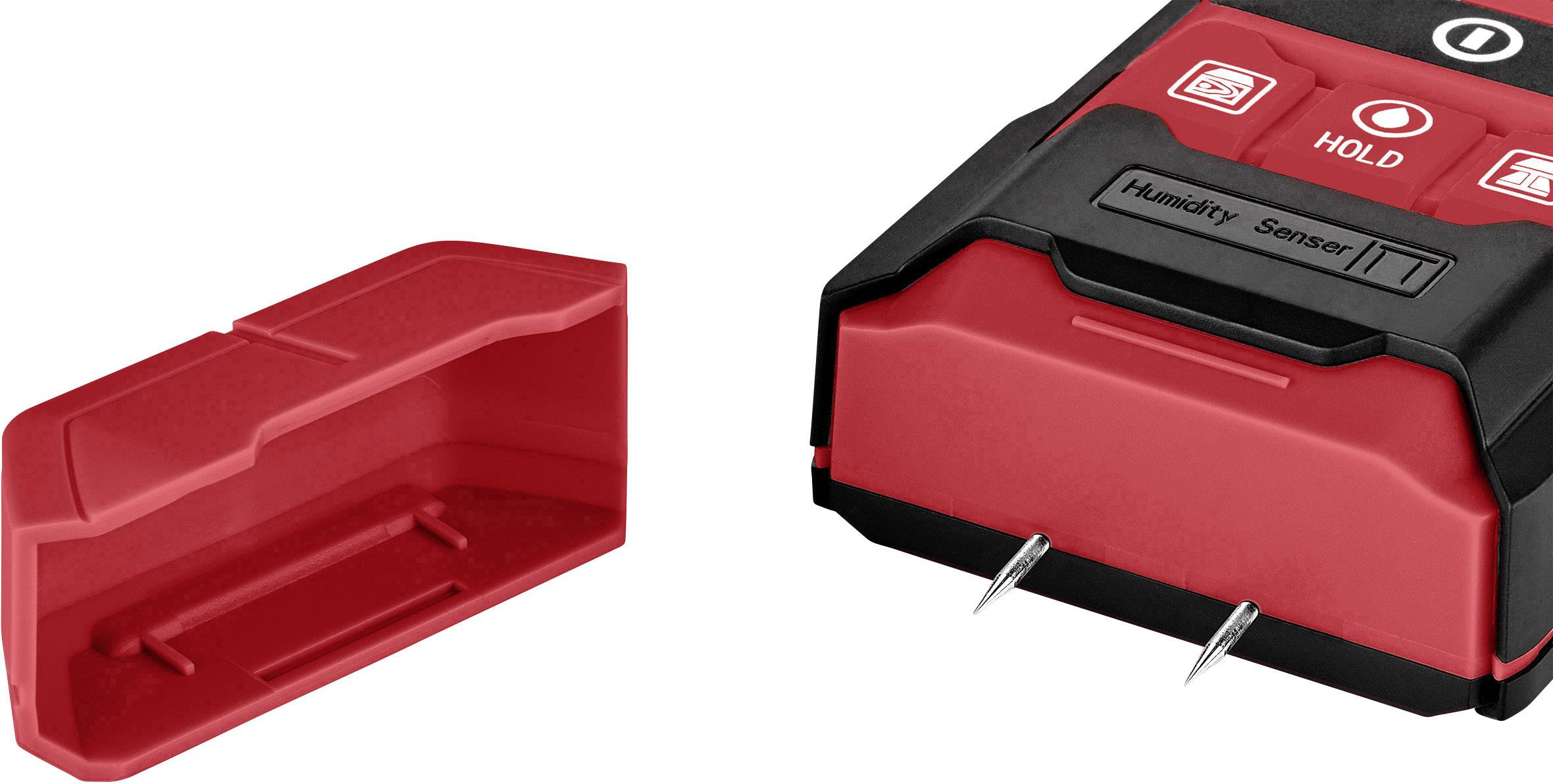 TOOLCRAFT TO-5137833 Ortungsgerät inkl. Materialfeuchtigkeitsmesser Ortungstiefe (max.) 80mm