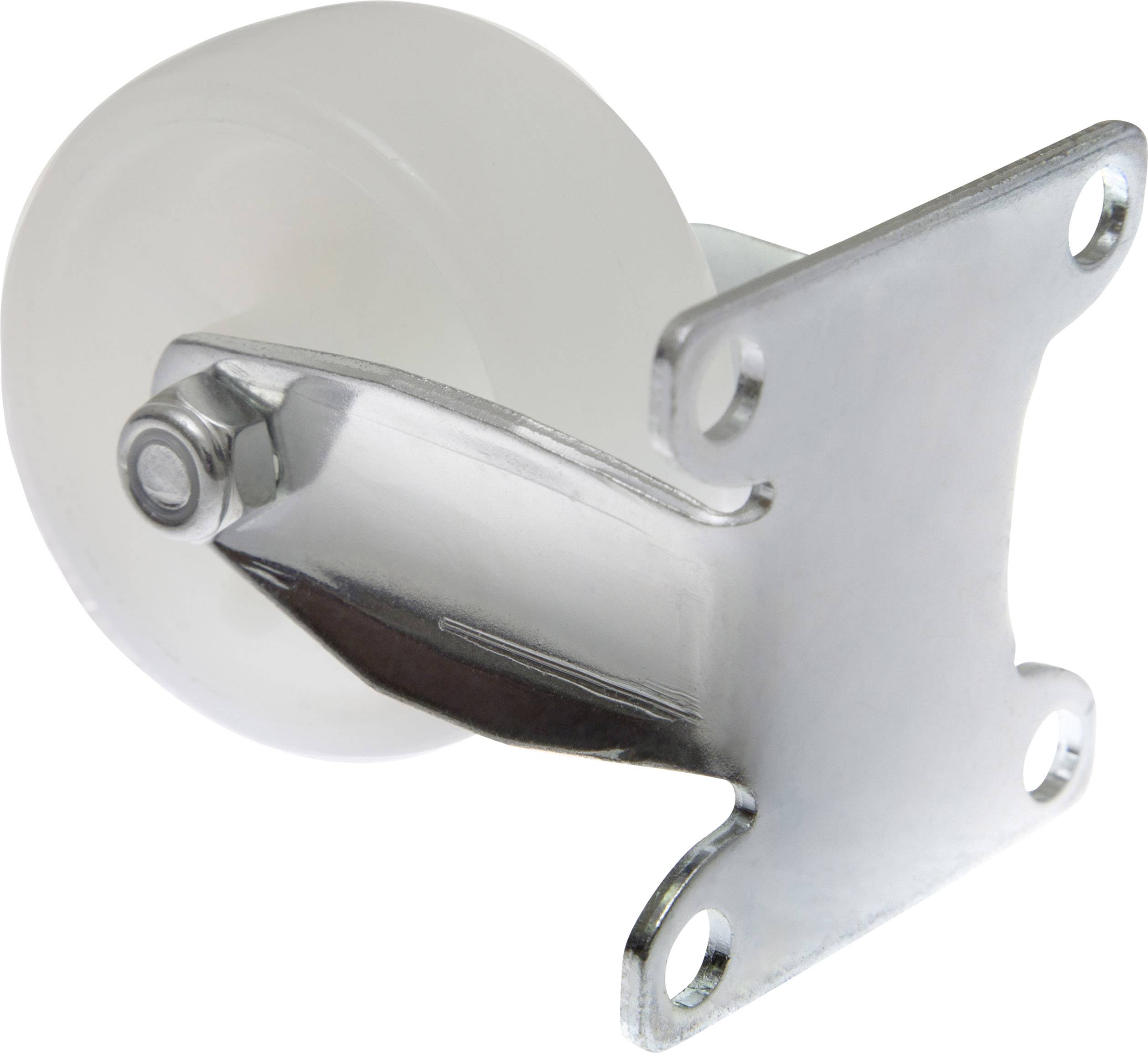 TOOLCRAFT TO-5137878 Bockrolle Polyamid 50mm mit Anschraubplatte Tragfähigkeit (max.): 50kg