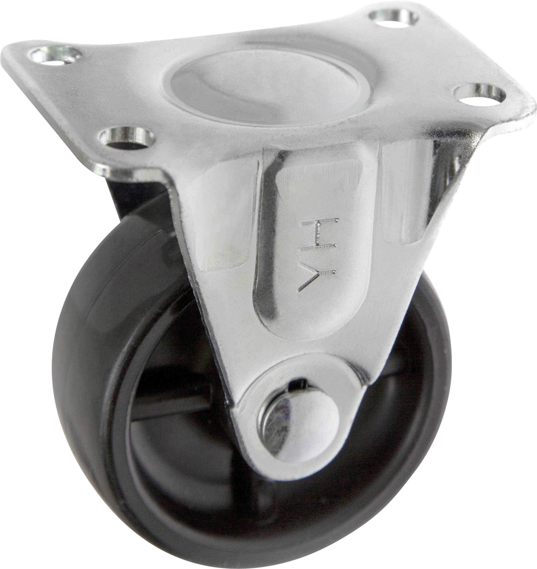 TOOLCRAFT TO-5137899 Bockrolle PP 50mm mit Anschraubplatte Tragfähigkeit (max.): 50kg