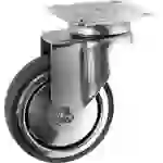 TOOLCRAFT TO-5137911 Lenkrolle mit Anschraubplatte 80 mm Gummi Tragfähigkeit (max.): 70 kg TOOLCRAFT TO-5137911 Lenkrolle mit Anschraubplatte 80 mm Gummi Tragfähigkeit (max.): 70 kg