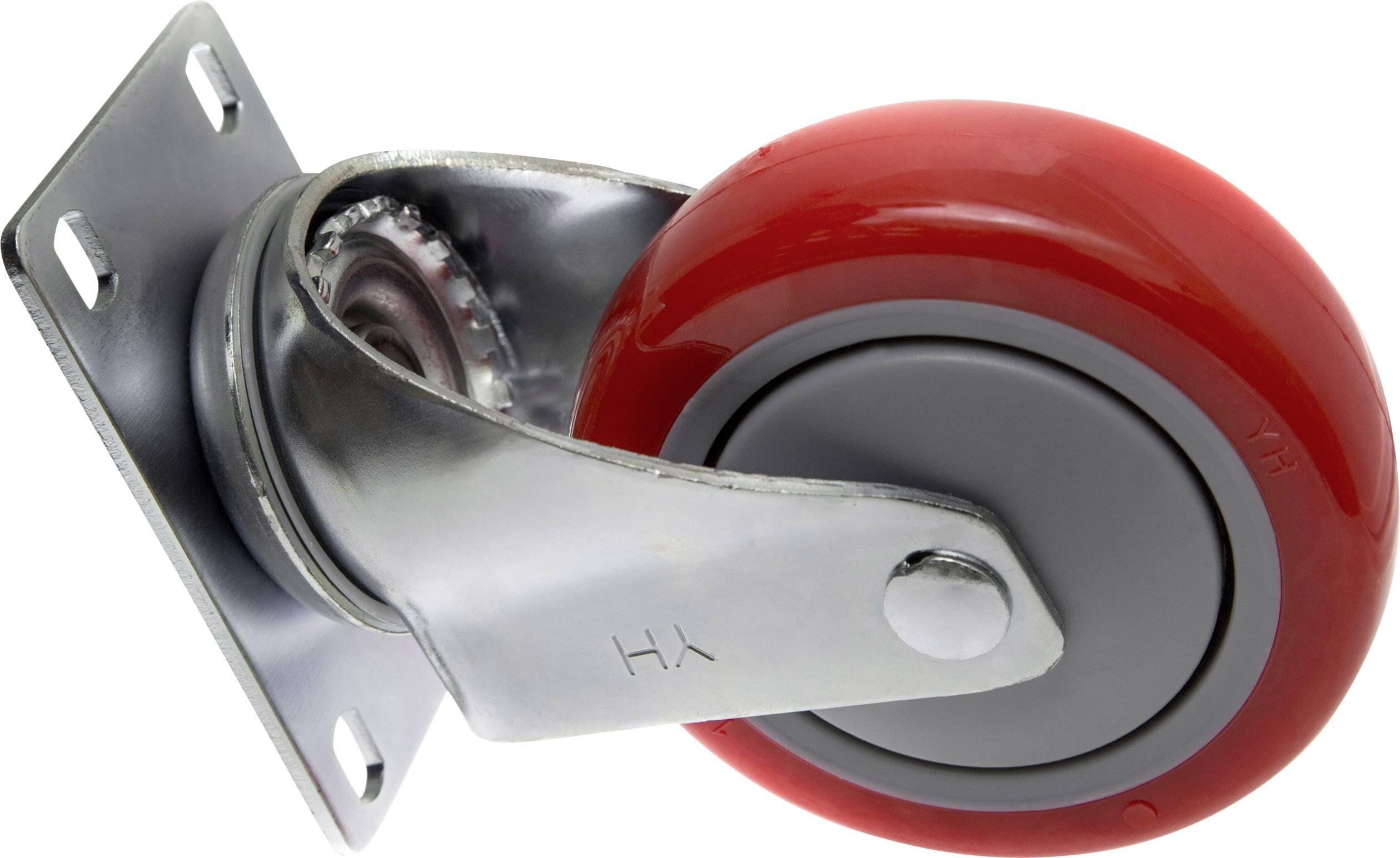 TOOLCRAFT TO-5137953 Lenkrolle 100mm mit Anschraubplatte Tragfähigkeit (max.): 125kg