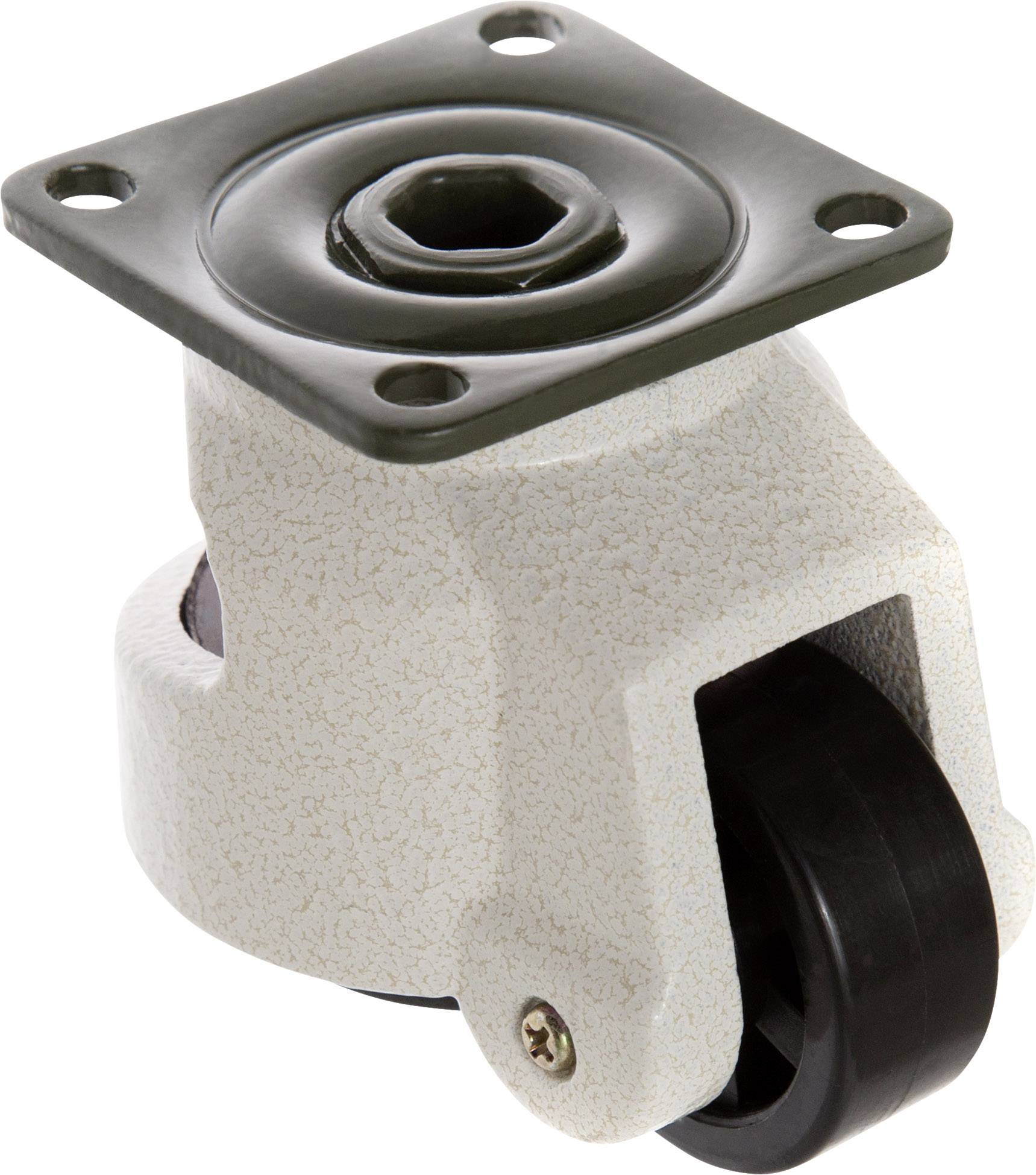 TOOLCRAFT TO-5137962 Lenkrolle 50mm nivelierbar mit Anschraubplatte Tragfähigkeit (max.): 250kg