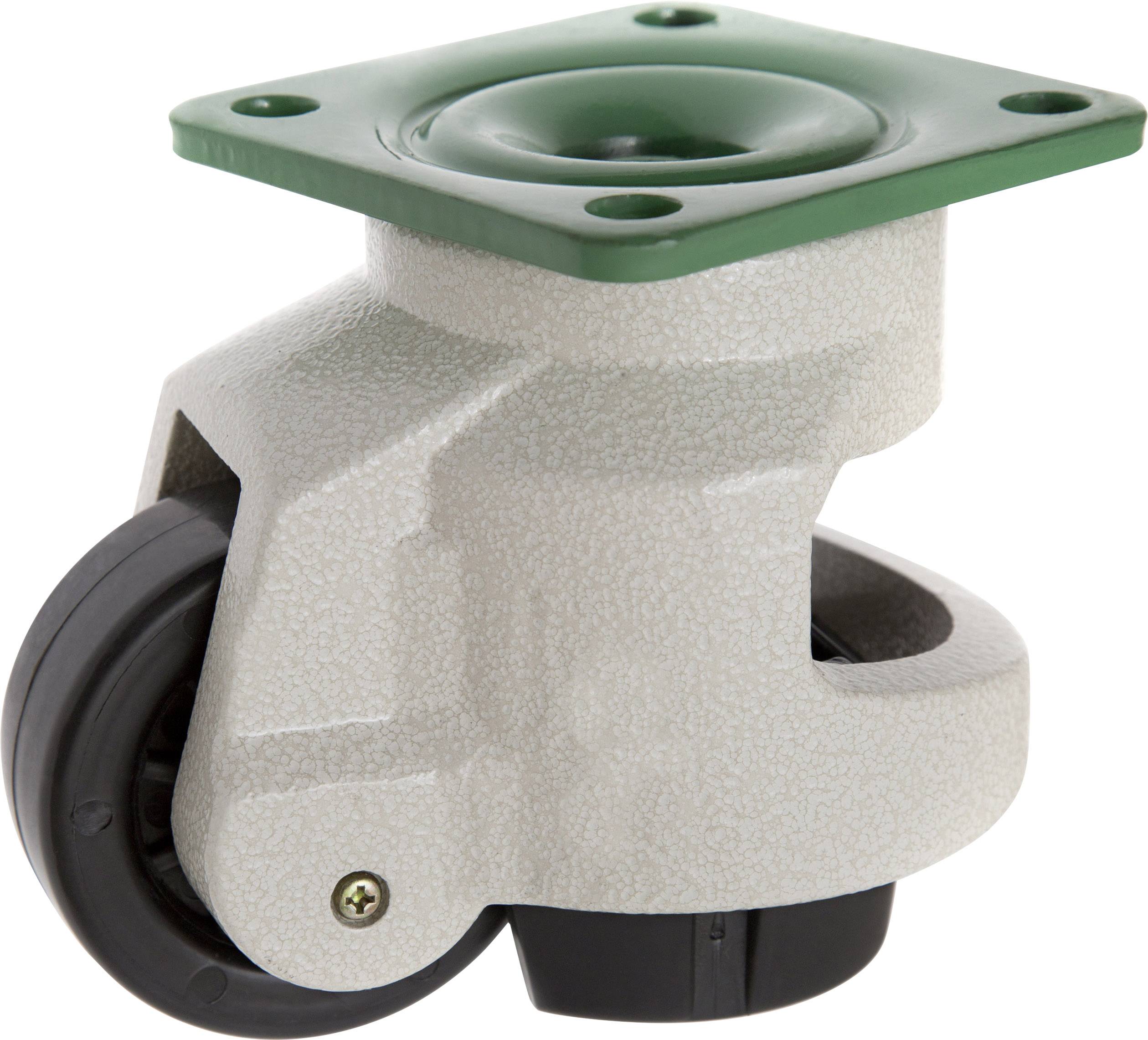 TOOLCRAFT TO-5137971 Lenkrolle 73mm nivelierbar mit Anschraubplatte Tragfähigkeit (max.): 1000kg
