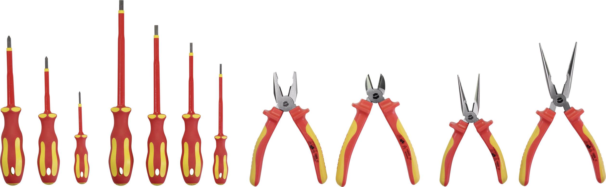 TOOLCRAFT TO-5137995 VDE Werkzeugset in Tasche 11teilig