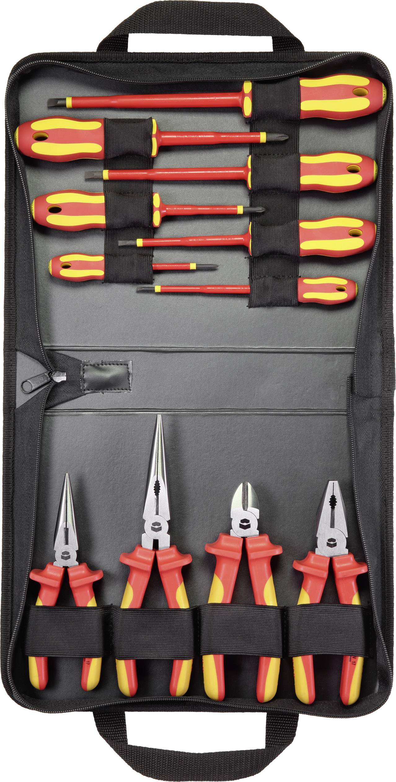 TOOLCRAFT TO-5137995 VDE Werkzeugset in Tasche 11teilig