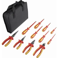 TOOLCRAFT TO-5137995 VDE Werkzeugset in Tasche 11teilig TOOLCRAFT TO-5137995 VDE Werkzeugset in Tasche 11teilig