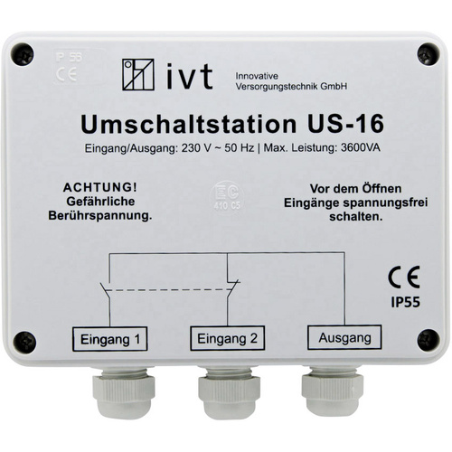 IVT Umschaltstation US-16 3600 VA 400034 160mm x 145mm x 77mm