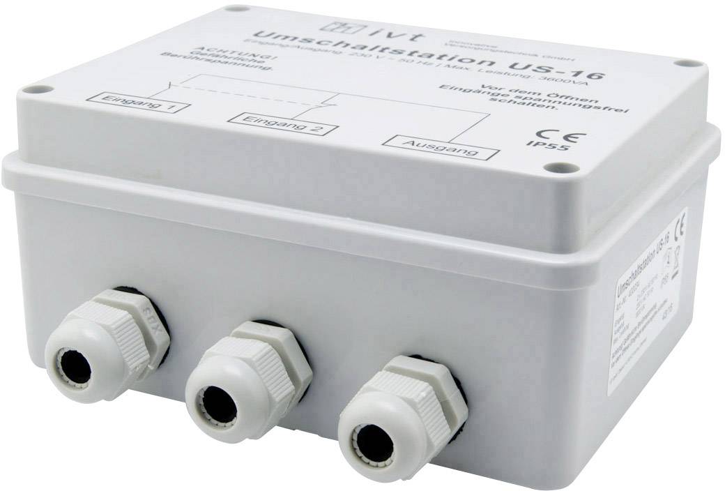IVT Umschaltstation US-16 3600 VA 400034 160mm x 145mm x 77mm Passend für Modell (Wechselrichter):Universal