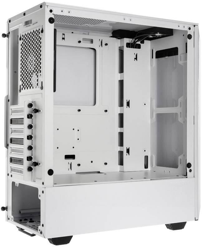Phanteks Eclipse P300 Midi-Tower PC-Gehäuse Weiß 1 vorinstallierter Lüfter, Seitenfenster