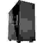 Kolink Stronghold Midi-Tower PC-Gehäuse Schwarz 2 vorinstallierte Lüfter, Seitenfenster, Staubfilter